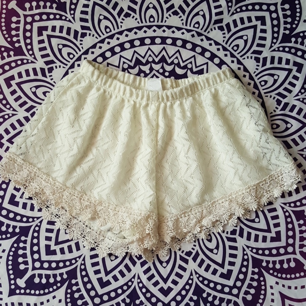 White Shorts